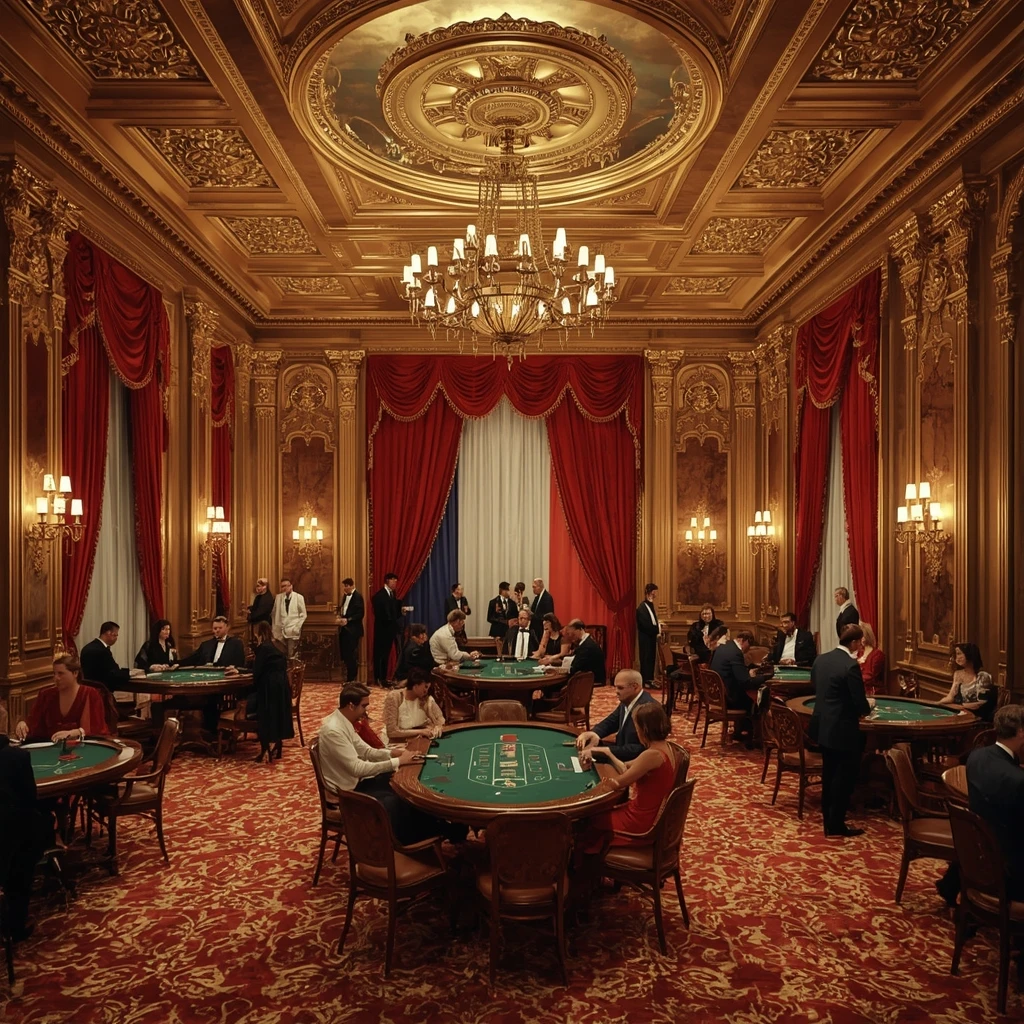 Le casino et le drapeau français BluCasino France
